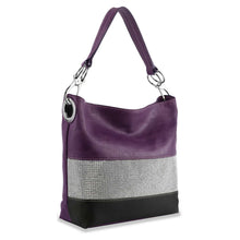 Load image into Gallery viewer, Bling Accent Banded Hobo