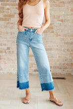 Load image into Gallery viewer, Judy Blue High Rise Wide Leg Crop Jeans in Medium Wash