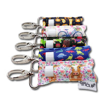 Load image into Gallery viewer, Floral Cow LippyClip® Lip Balm Holder for Chapstick