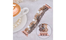 Load image into Gallery viewer, Beaded Apple Watch Elastic Bracelet Band