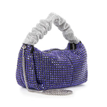 Load image into Gallery viewer, Ruched Sparkling Stone Fashion Bag