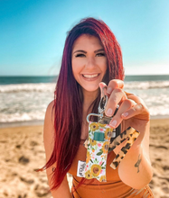 Load image into Gallery viewer, Sunflowers LippyClip® Lip Balm Holder for Chapstick