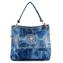 Load image into Gallery viewer, Unique Stone Pattern Hobo Handbag