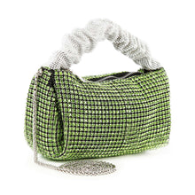 Load image into Gallery viewer, Ruched Sparkling Stone Fashion Bag