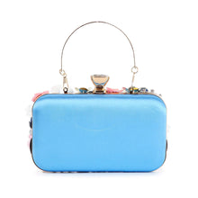 Load image into Gallery viewer, Raised Flower Beaded Evening Bag