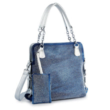 Load image into Gallery viewer, Rhinestone Covered Accessorized Shoulder Bag