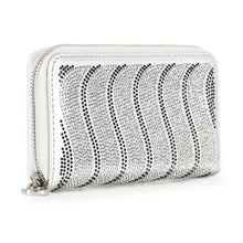 Load image into Gallery viewer, Rhinestone Wavy Bling Accordion Wallet