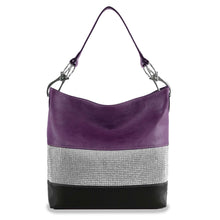 Load image into Gallery viewer, Bling Accent Banded Hobo