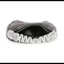 Load image into Gallery viewer, Ruched Sparkling Stone Fashion Bag