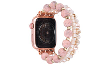 Load image into Gallery viewer, Beaded Apple Watch Elastic Bracelet Band