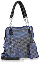 Load image into Gallery viewer, Rhinestone Covered Accessorized Shoulder Bag