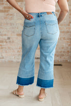 Load image into Gallery viewer, Judy Blue High Rise Wide Leg Crop Jeans in Medium Wash