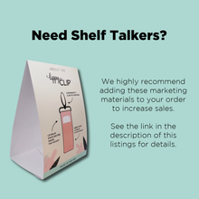 Load image into Gallery viewer, Floral Cow LippyClip® Lip Balm Holder for Chapstick