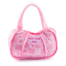Load image into Gallery viewer, Pink Checker Chewy Vuiton Handbag by Haute Diggity Dog