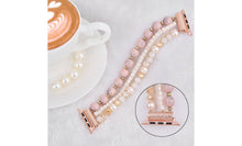 Load image into Gallery viewer, Beaded Apple Watch Elastic Bracelet Band