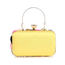 Load image into Gallery viewer, Raised Flower Beaded Evening Bag