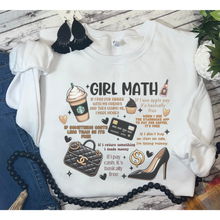 Load image into Gallery viewer, Girl Math T-shirt or Sweatshirt