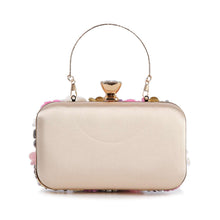 Load image into Gallery viewer, Raised Flower Beaded Evening Bag