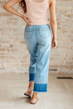 Load image into Gallery viewer, Judy Blue High Rise Wide Leg Crop Jeans in Medium Wash