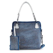 Load image into Gallery viewer, Rhinestone Covered Accessorized Shoulder Bag