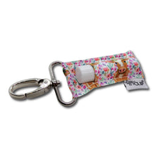 Load image into Gallery viewer, Floral Cow LippyClip® Lip Balm Holder for Chapstick