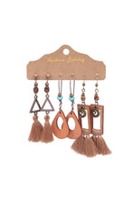 Load image into Gallery viewer, Boho Ethnic Tassle Earring Sets MOQ 5 Sets HH019
