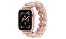 Load image into Gallery viewer, Beaded Apple Watch Elastic Bracelet Band
