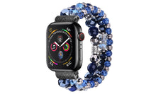 Load image into Gallery viewer, Beaded Apple Watch Elastic Bracelet Band
