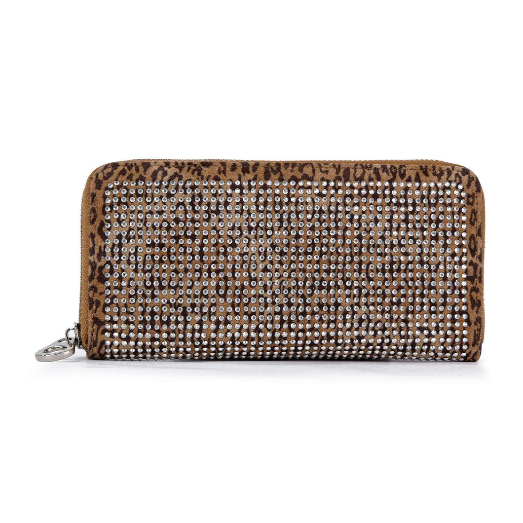 Dazzling Leopard Accordion Wallet