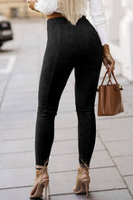 Load image into Gallery viewer, High Waist Faux Suede Skinny Leggings/Multicolor
