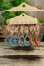 Load image into Gallery viewer, Sunflower Tassels Boho Earrings Set MOQ 5pcs HH027
