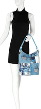 Load image into Gallery viewer, Four Square Patchwork Denim Hobo Set
