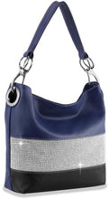 Load image into Gallery viewer, Bling Accent Banded Hobo
