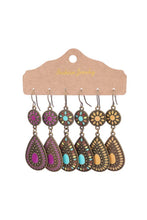 Load image into Gallery viewer, Boho Ethnic Tassle Earring Sets MOQ 5 Sets HH019
