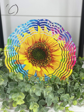 Load image into Gallery viewer, Groovy Sunflower Wind Spinner
