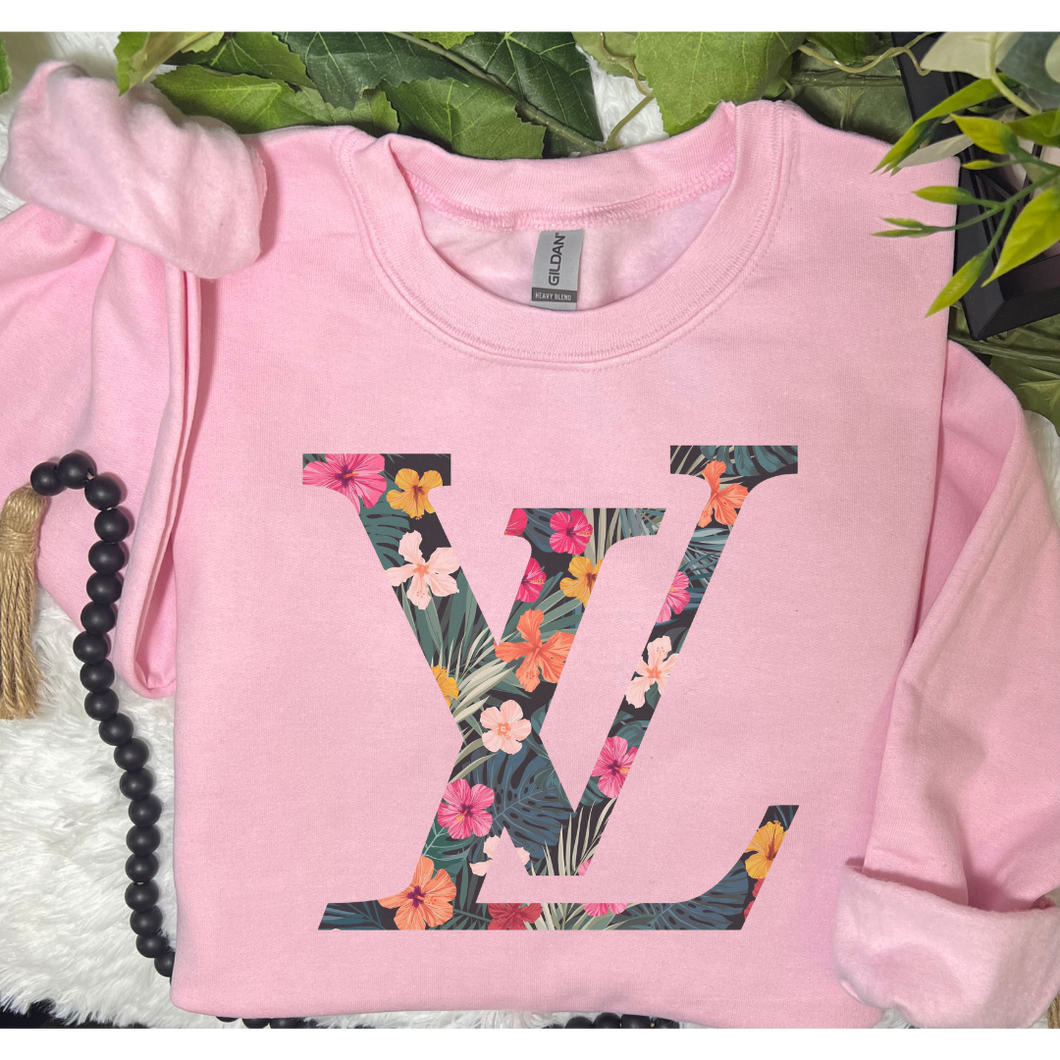 Floral T-shirt or Sweatshirt