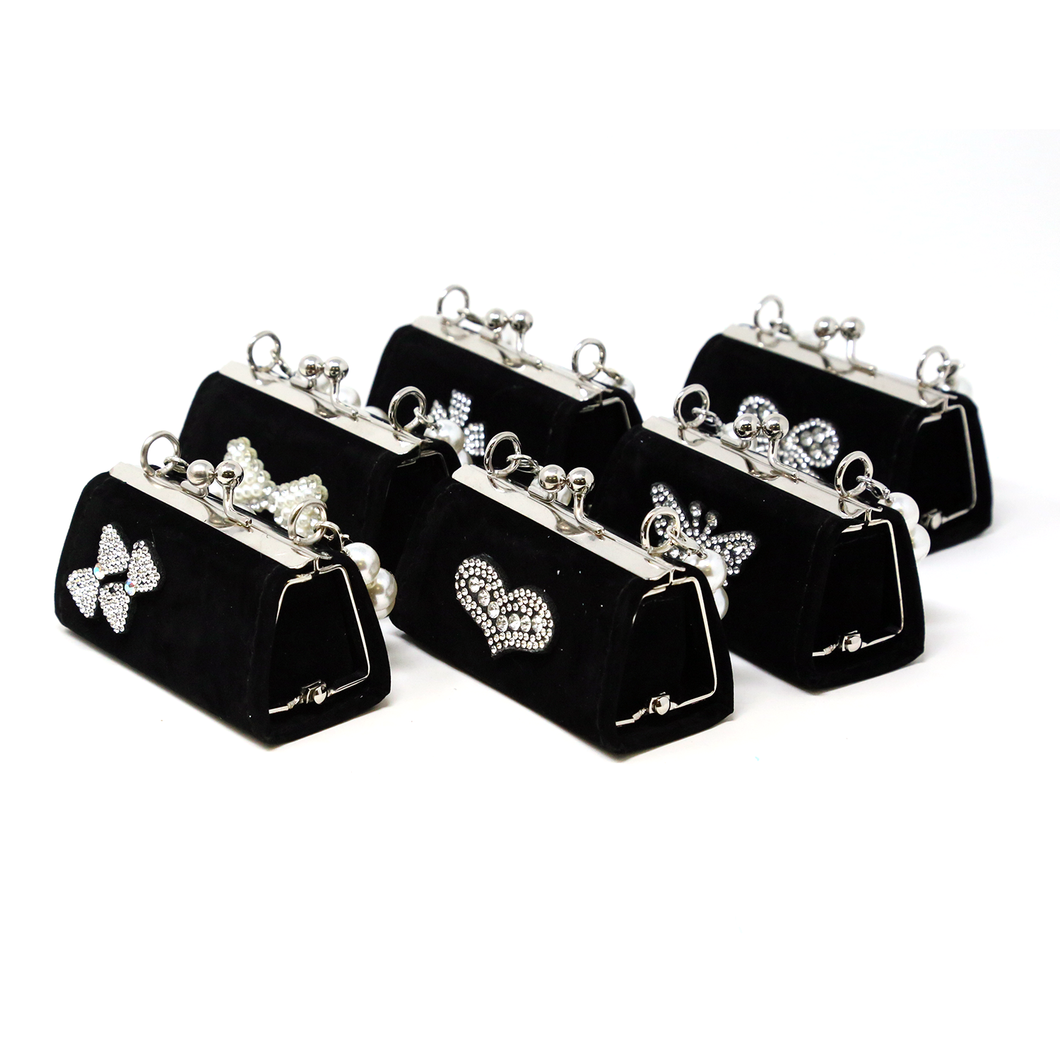 Pearl Accented Lipstick Case Assorted Set